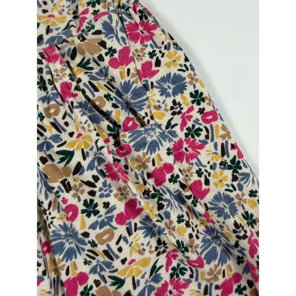 Gap Playtime Favorites Organic Cotton Floral Pocket Dress Size 4 Years